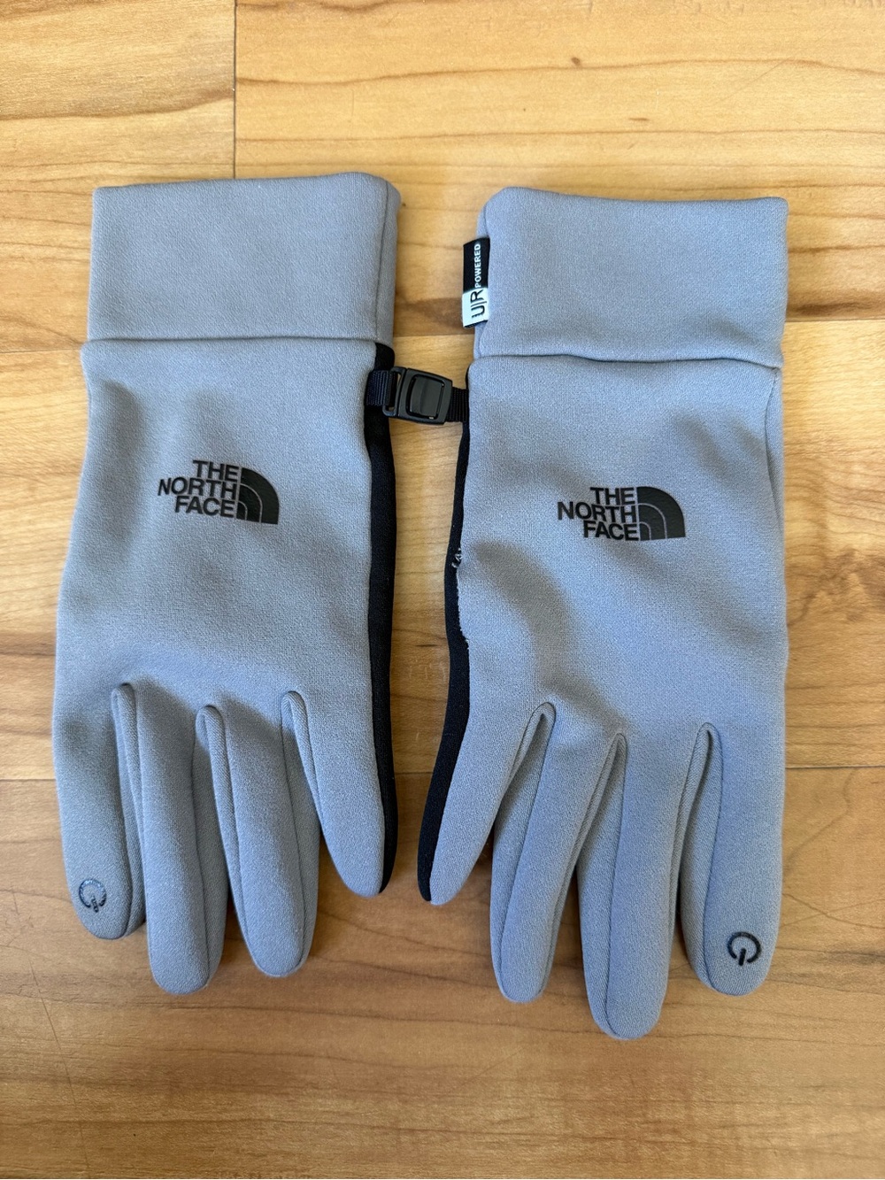 The North Face Gray Touchscreen Fleece Gloves